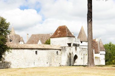 Bridoire Castle, Dordogne Department clipart