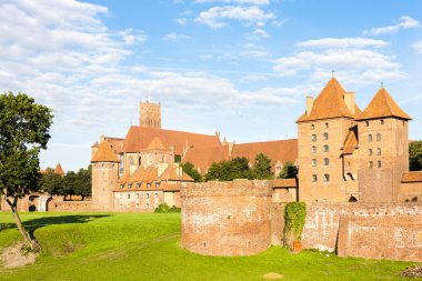 Malbork castle, pomerania, Polonya
