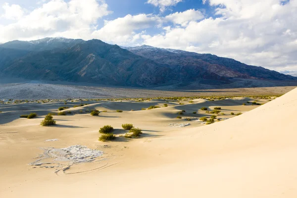 Вузькоспеціальної свердловин пісок дюни, Долина смерті, Californ — стокове фото