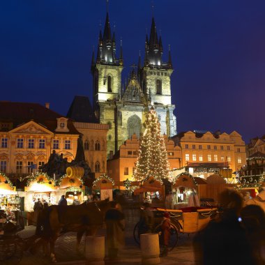 Eski Şehir Meydanı, Noel zamanı, prague, Çek Cumhuriyeti