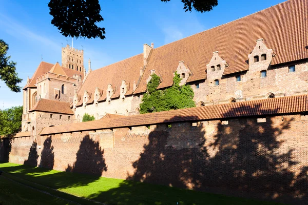 Malbork zamek, Pomorze, Polska — Zdjęcie stockowe