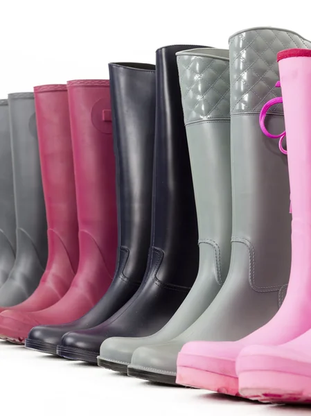 Still life of rubber boots — Stock Photo, Image