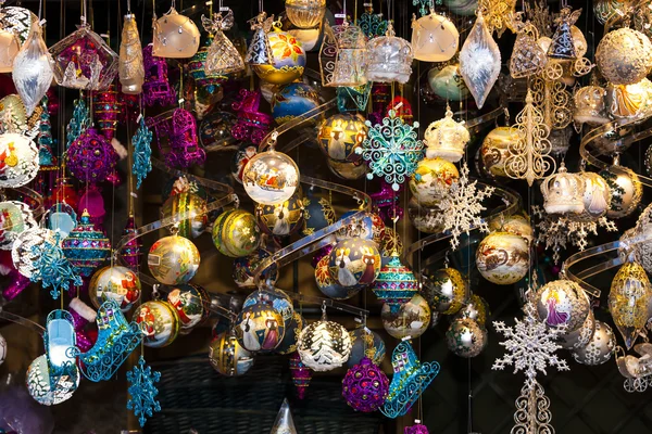 Mercado de Natal em Rathausplatz, Viena, Áustria — Fotografia de Stock
