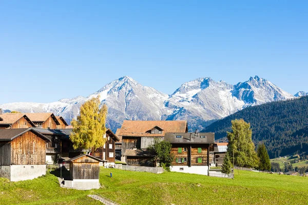 Sodrun, canton Graubunden, Switzerland — Stock Photo, Image