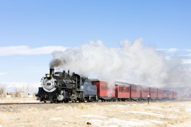 Huelva'daki ve toltec dar hat demiryolu, colorado, ABD