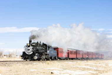 Cumbres and Toltec Narrow Gauge Railroad, Colorado, USA clipart