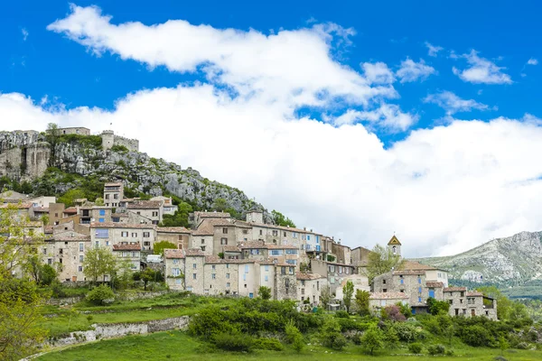 Trigance, dipartimento del Var, Provenza, Francia — Foto Stock