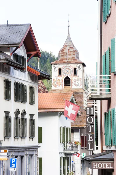 Bergun, kanton graubunden, schweiz — Stockfoto