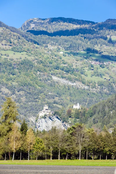 Rhäzüns zamek — Zdjęcie stockowe