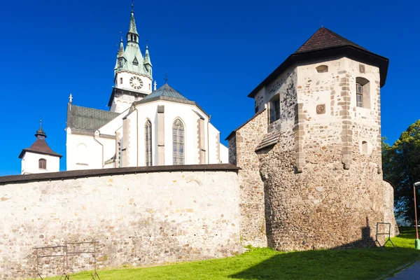 Hrad a kostel svaté Kateřiny — Stock fotografie