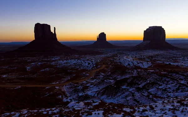 Mittens and Merrick Butte — Stock Photo, Image