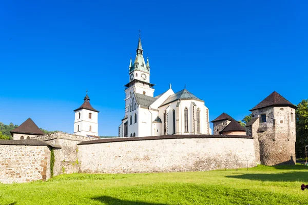 Hrad a kostel svaté Kateřiny — Stock fotografie