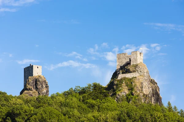 Ruinas del Castillo de Trosky — Foto de Stock