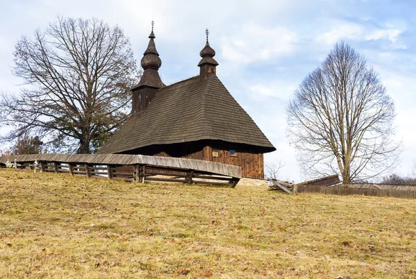 Drewniany kościół — Zdjęcie stockowe