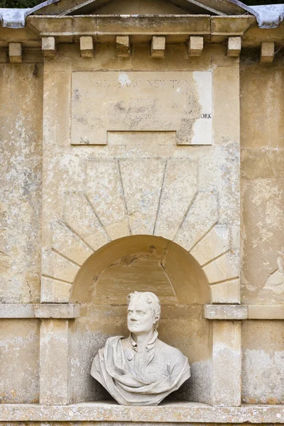 Busto de Isaac Newton — Fotografia de Stock