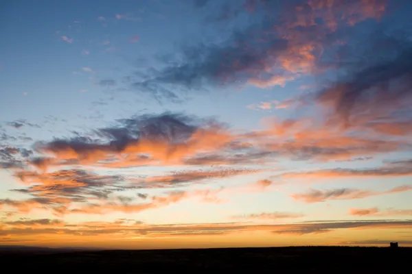 Облака во время заката — стоковое фото