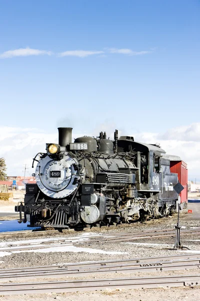 Cumbres och toltec smalspårig järnväg — Stockfoto