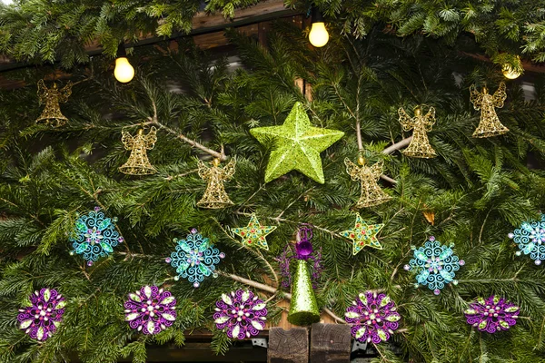 Weihnachtsmarkt am Rathausplatz — Stockfoto