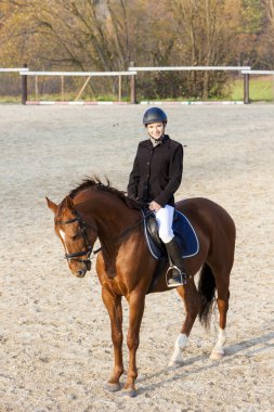 Binicilik at sırtında