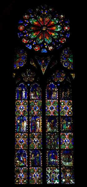 Interieur van de kathedraal notre dame — Stockfoto