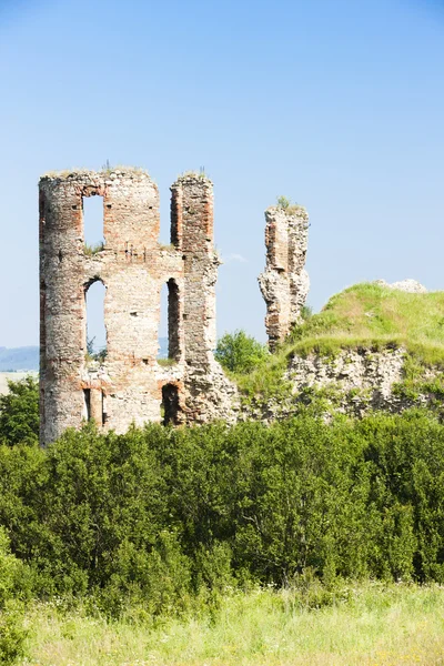 Ruïnes van het kasteel van plavec — Stockfoto