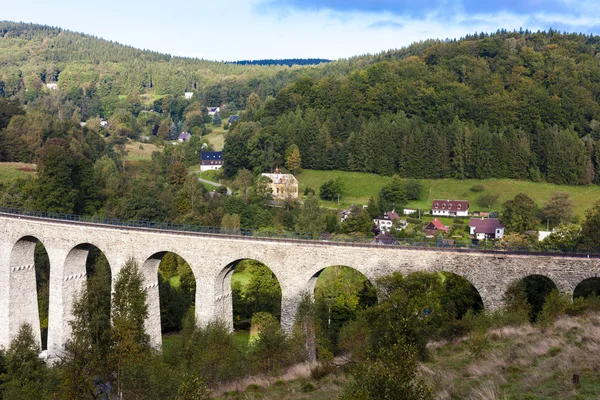 Viaducto ferroviario Novina — Foto de Stock