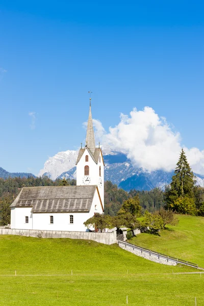 Igreja em Versam — Fotografia de Stock