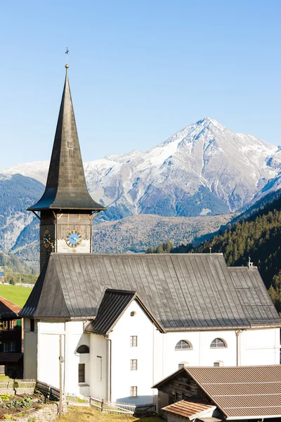 Rueras, Kanton graubunden, Švýcarsko — Stock fotografie