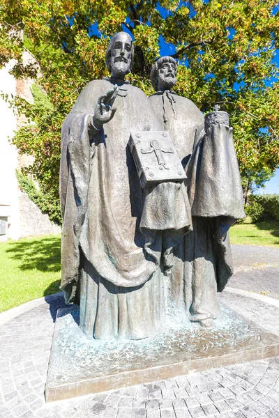 Statuia Sfinţilor Chiril — Fotografie, imagine de stoc