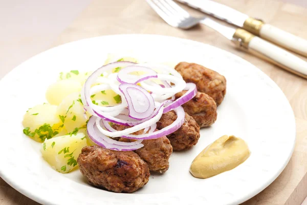 Fritters de carne picada — Fotografia de Stock