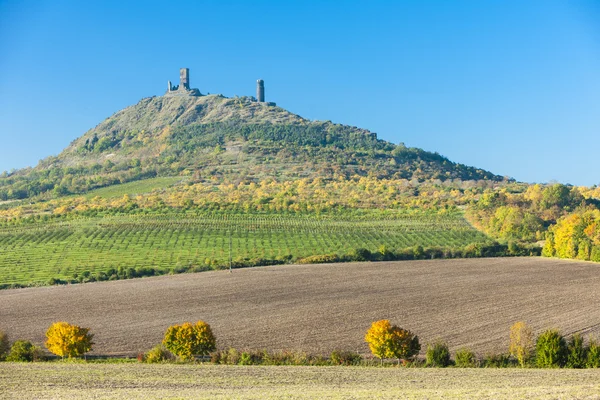 Ruinas del Castillo de Hazmburk, Ceske stredohori, República Checa —  Fotos de Stock