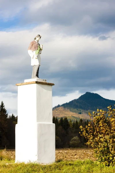 Estátua de santo, Liptovske Matiasovce, Eslováquia — Fotografia de Stock