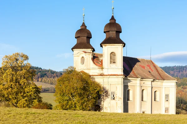 Igreja de Santa Margarida, Sonov perto de Broumov — Fotografia de Stock