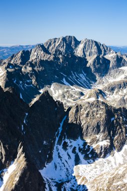 profil lomnicky tepe, vysoke tatry (yüksek tatras), Slovakya
