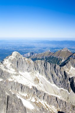 profil lomnicky tepe, vysoke tatry (yüksek tatras), Slovakya