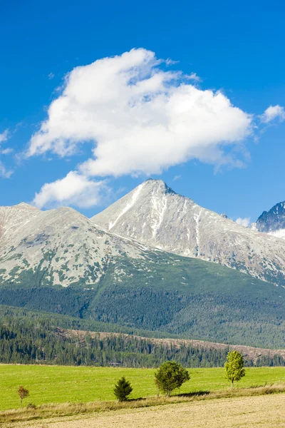 Krivan 山と高タトラ山脈の西部の部分 — ストック写真