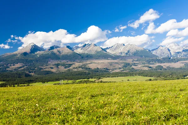 Západní části Vysokých Tater (Vysoké Tatry), Slovensko — Stock fotografie