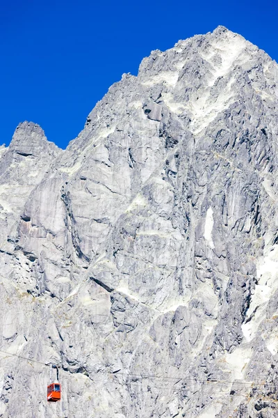 Cable car to Lomnicky Peak — Stock Photo, Image