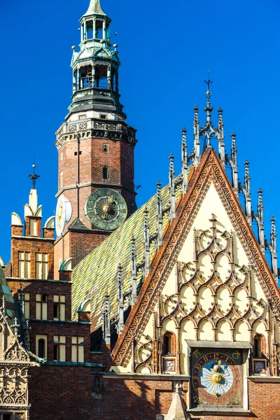 Town Hall on Main Market Square — Stock Photo, Image