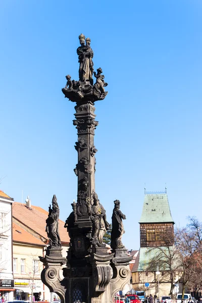 The plague column in Rakovnik Stock Photo