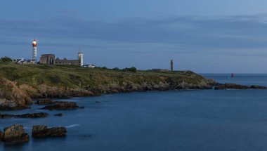 Saint-Mathieu Deniz Feneri, Plougonvelin 'deki Pointe Saint-Mathieu, Finistere, Fransa