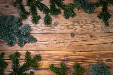 Geleneksel Çek Noel 'i ağaç dallı süsleme üzerine