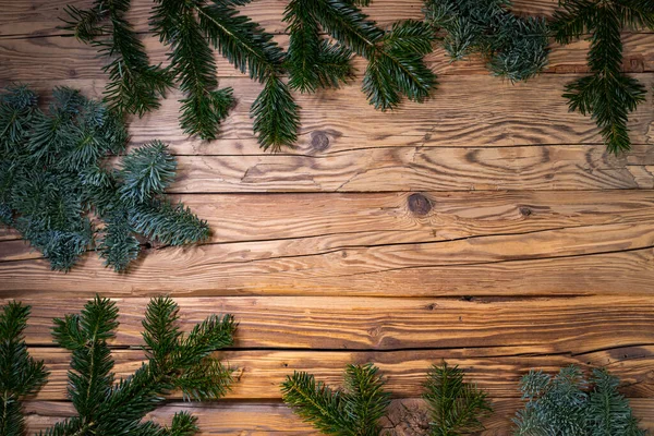 Traditionelle Tschechische Weihnacht Auf Holzdekoration Mit Zweigen — Stockfoto