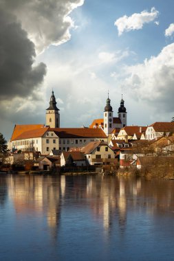 Telc, Unesco dünya mirası bölgesi, Güney Moravya, Çek Cumhuriyeti.
