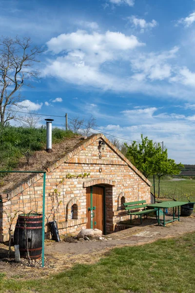 捷克共和国南摩拉维亚巴拉瓦地区酒窖 — 图库照片