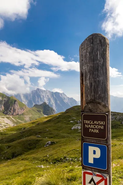 Mangart Berg Triglav Nationalpark Julian Alperna Slovenien — Stockfoto