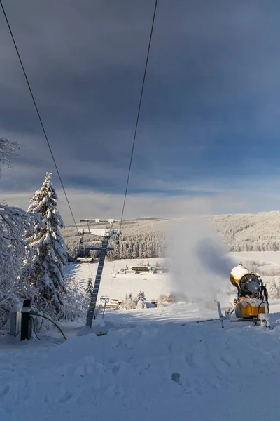 Paisaje Invernal Alrededor Horni Mala Upa Montañas Gigantes Krkonose Bohemia — Foto de Stock