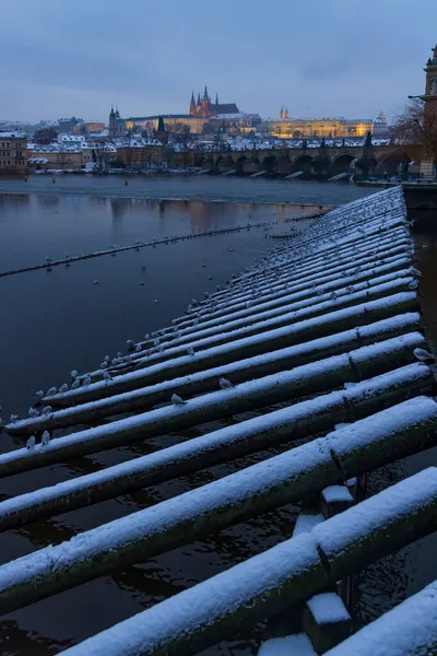 Hradcany Winter Prag Tschechische Republik — Stockfoto
