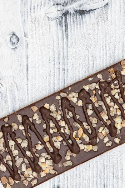 Натюрморт Шоколадом Різними Видами Сухофруктів — стокове фото