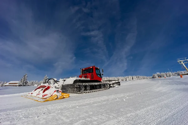 Piste Modification Mala Upa Giant Mountains Krkonose Northern Bohemia Czech — Stock Photo, Image